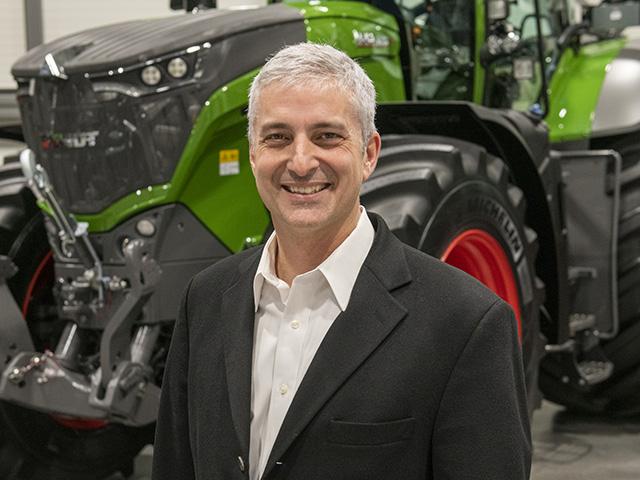 AGCO CEO Eric Hansotia talks about the automated technologies AGCO is ready to release and its plans for a full-crop-year lineup of autonomous systems. (Photo courtesy of AGCO)