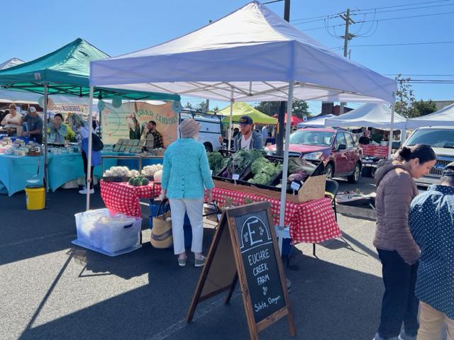The Newport Farmer's Market on the Oregon coast is celebrating its 45th anniversary this year. (Photo by Urban Lehner)