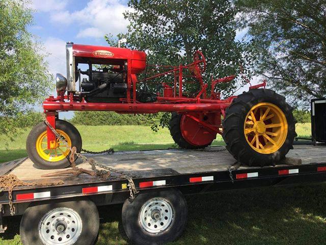 This is a rare Thieman tractor owned by James Thieman of Bakersville, North Carolina, a descendant of the founders of Thieman Harvester Co. (Photo courtesy of James Thieman)