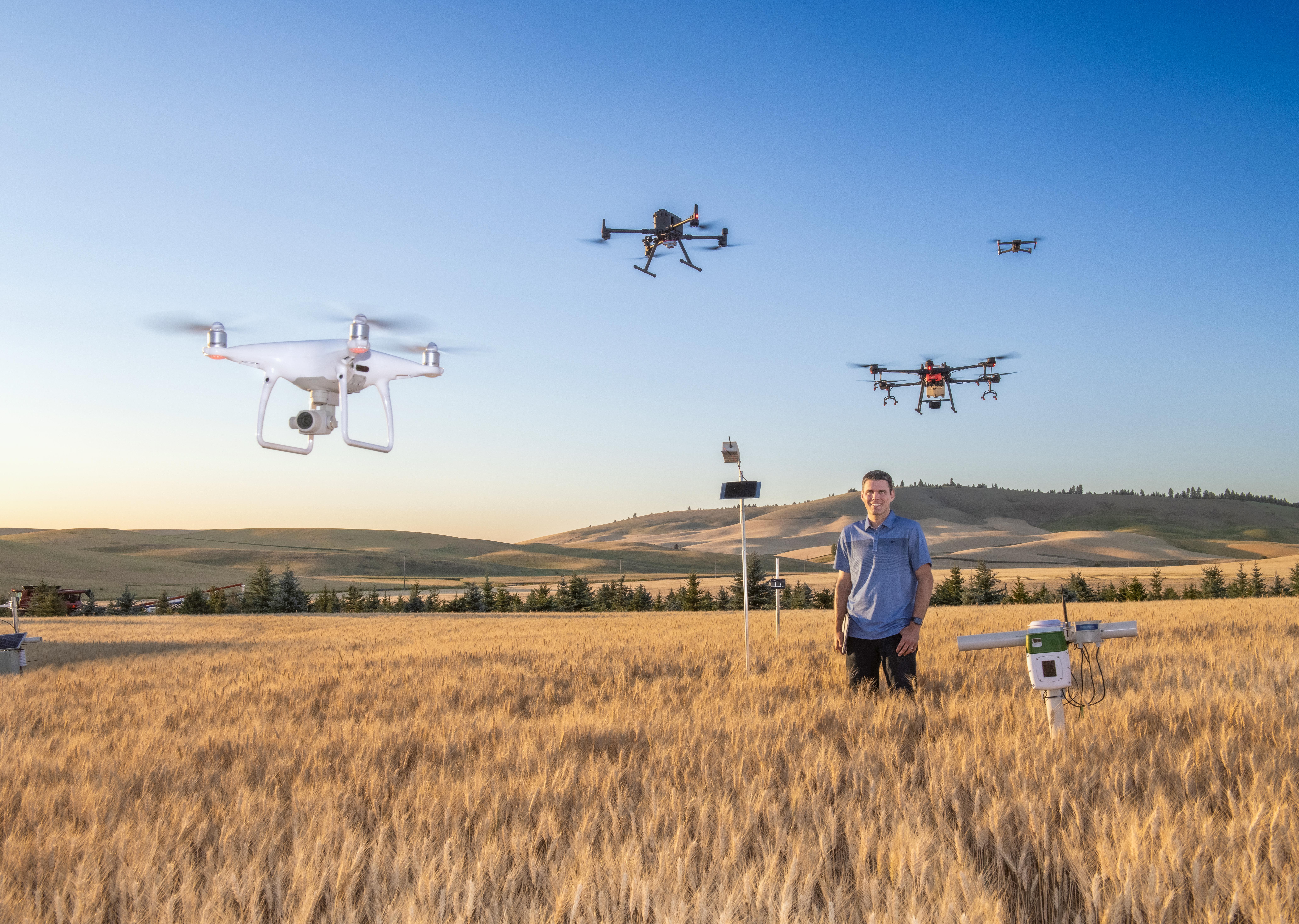 Andrew Nelson, of Farmington, Washington, is a former Microsoft engineer who uses technology on all aspects of his farm, leaning heavily on drones and other advanced sensors. (DTN/Progressive Farmer file photo by Joel Reichenberger)