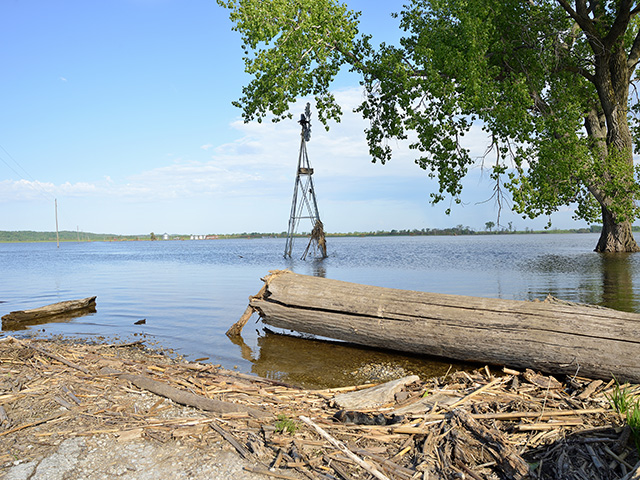 Sen. John Boozman, R-Ark., said USDA and other government agencies need to consult farmers in developing climate policies. Climate change has been cited as one factor contributing to more frequent natural disasters such as flooding along the Missouri River in 2019. (DTN/Progressive Farmer file photo by Jim Patrico)