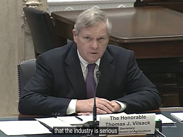 U.S. Agriculture Secretary Tom Vilsack testified Thursday before the House Agriculture Committee. Lawmakers hit on a lot of major issues such as exports to China, fertilizer costs and other supply chain challenges. (DTN image from House Ag Committee video livestream) 