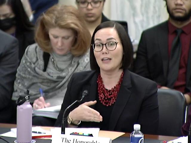 Alexis Taylor, who was sworn in as USDA undersecretary for Trade and Foreign Agricultural Affairs in late December, testified Wednesday before the U.S. Senate Agriculture Committee. Senators asked multiple questions about Mexico&#039;s push to ban biotech corn imports. (DTN screenshot from video livestream)