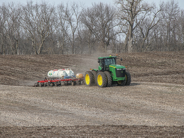 Anhydrous safety measures need to be stringent and thoughtful whether applying in fall or spring. (DTN photo by Pamela Smith)