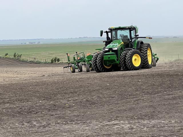The autonomous tractor must understand what it sees. Deere is building that system onto its 8R tractors with six pairs of stereo cameras and a vast image library to move 40,000 pounds of steel and technology around a field with no human in sight. (DTN image by Dan Miller)