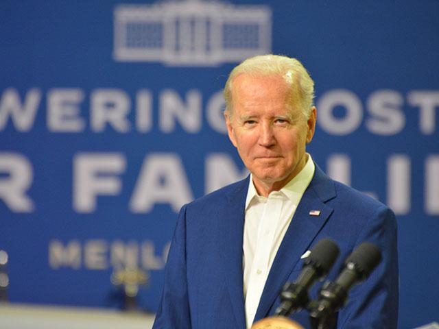 President Joe Biden speaking at an Iowa ethanol plant back in April touting E15. A House bill could go to the floor as early as Tuesday to address year-round E15, as well as some other provisions involving meatpackers and precision agriculture. (DTN file photo by Chris Clayton)