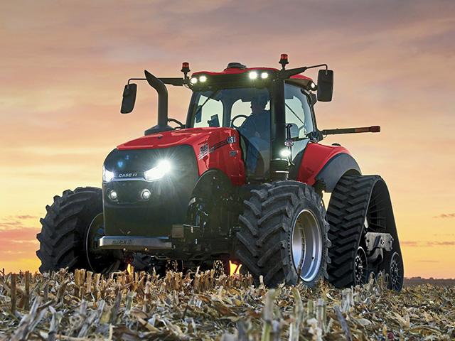 Sales of large tractors fell by a third in June, from June 2019. But that reversal was not seen as catastrophic. (Photo courtesy of Case-IH)