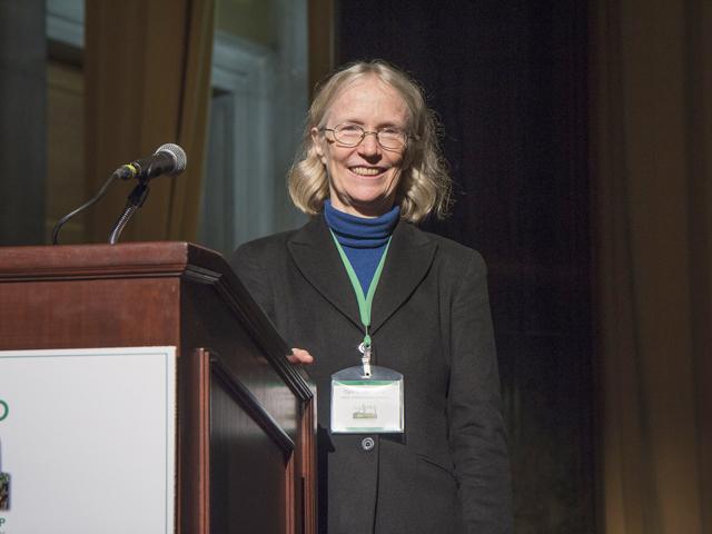 Cynthia Rosenzweig is a senior researcher at the NASA Goddard Institute for Space Studies. Her work on climate modeling and agricultural production has helped decision-makers improve their resilience to climate change and has shaped science&#039;s understanding of the connection between food systems and climate change. For that work, Rosenzweig was awarded the 2022 World Food Prize. (Photo by Barbara Alper, courtesy of the Agricultural Model Intercomparison and Improvement Project)