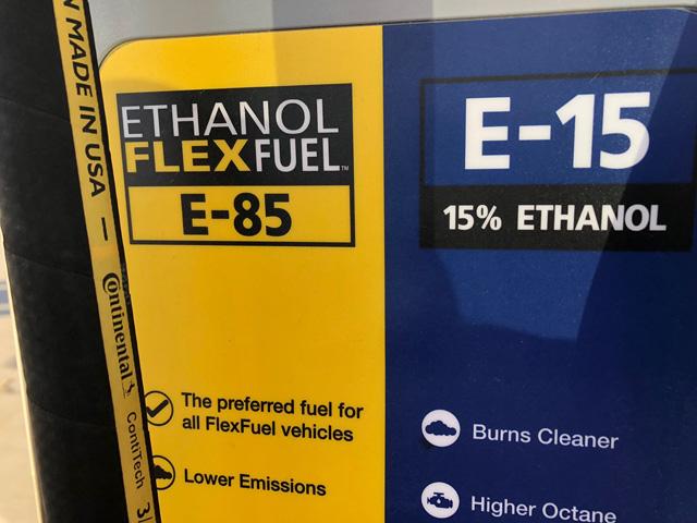 The states of Iowa and Nebraska oppose a plan by EPA to finalize year-round E15, a fuel blend of 15% ethanol and 85% gasoline, for eight states in March. (DTN file photo by Chris Clayton)