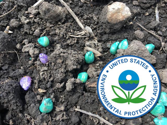 A federal court this week approved a consent decree between EPA and environmental groups, which will require the agency to respond to a 2017 petition on pesticide-treated seed. (DTN file photo)