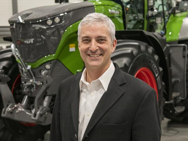 AGCO CEO Eric Hansotia said the farm equipment manufacturer is working down a list of 150 items it believes are important to automating machinery operations -- the technical steps that increase yield and reduce input costs -- and importantly, generate a payback for farm operators of about 1 to 2 years. (Photo courtesy of AGCO)