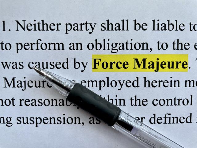Force majeure clauses are common in many commercial contracts. Here&#039;s what they mean and how they can affect your signed agreements. (DTN photo by Emily Unglesbee)  
