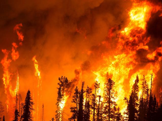 Climate Change impact on conditions supporting immense Western wildfires and Corn Belt flash drought has been repeatedly noted in U.S. climate reports. (Creative Commons photo by Jean Beaumont)