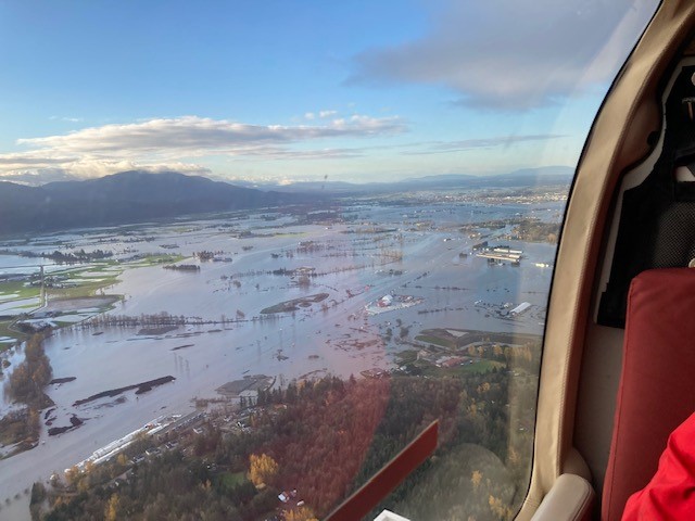 British Columbia saw record rainfall that lasted for 48 hours and caused massive flooding and landslides across the southern part of the province. (British Columbia Ministry of Transportation and Infrastructure photo)