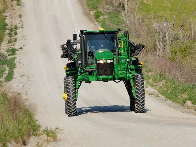Motorists on rural roads and highways need to watch out for farm equipment this spring. (DTN file photo by Jim Patrico)