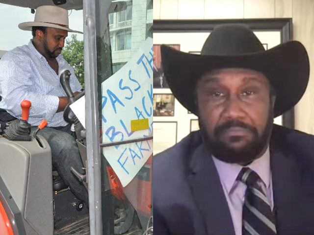 Virginia farmer John Boyd Jr., founder and president of the National Black Farmers Association, became a leading voice in the battle over debt relief for Black farmers following past discrimination by USDA. At one point about a decade ago, Boyd drove a tractor to the U.S. Capitol to highlight the need for the debt relief. (DTN file photos)