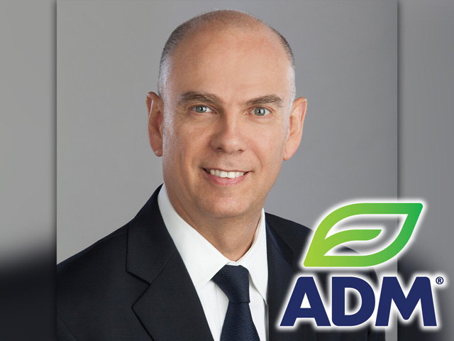 Juan Luciano, ADM&#039;s CEO, highlighted the company&#039;s strong fourth-quarter profits in an analyst call Tuesday, but he also said ADM expects strong global demand for grains and oilseeds over the next 18 months to two years. (Photo and logo courtesy of ADM)