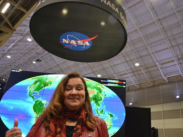 Karen St. Germain, director of NASA&#039;s Earth Science Division, spoke to farmers at Commodity Classic last week in New Orleans about NASA satellites and the details they provide about crop production and environmental conditions. (DTN photo by Chris Clayton)