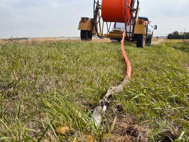 Rural telecommunications companies are going to need to use different technologies to expand access to high-speed internet in the future, including buried fiber-optic cables. (Photo courtesy of Premier Communications)