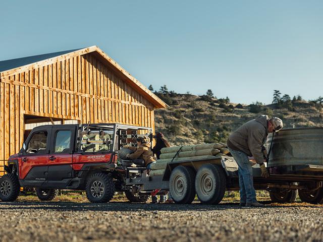 Targeting farming, ranching, large properties and hunting, the Polaris Ranger XD 1500 is the first entry in an entirely new class of high-horsepower, side-by-side utility vehicles. (Photo courtesy of Polaris)