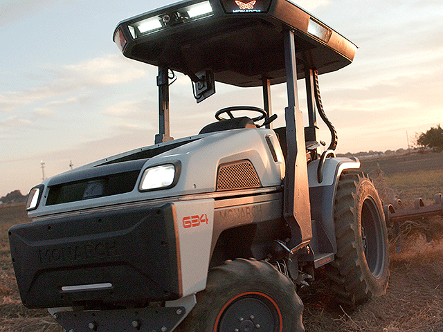 CNH and Monarch Tractor have teamed up on a technology play that will soon bring electric tractors to production agriculture. Shown here is a Monarch tractor. (Photo courtesy of Monarch Tractor)