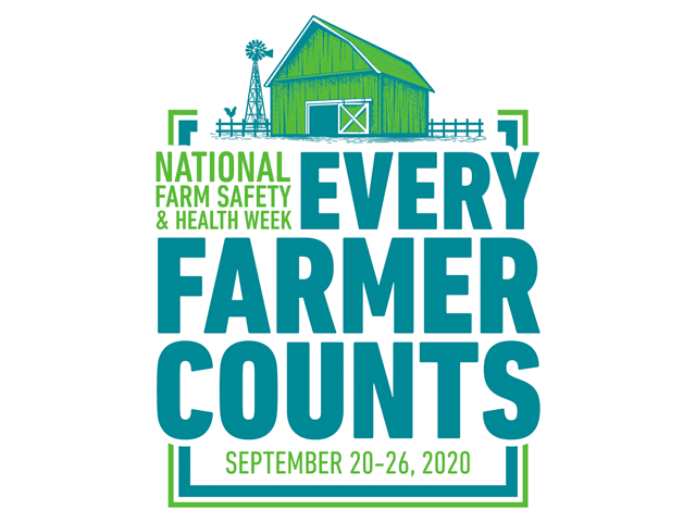 National Farm Safety and Health Week is Sept. 20-26, 2020. (Logo courtesy of National Education Center for Agricultural Safety)