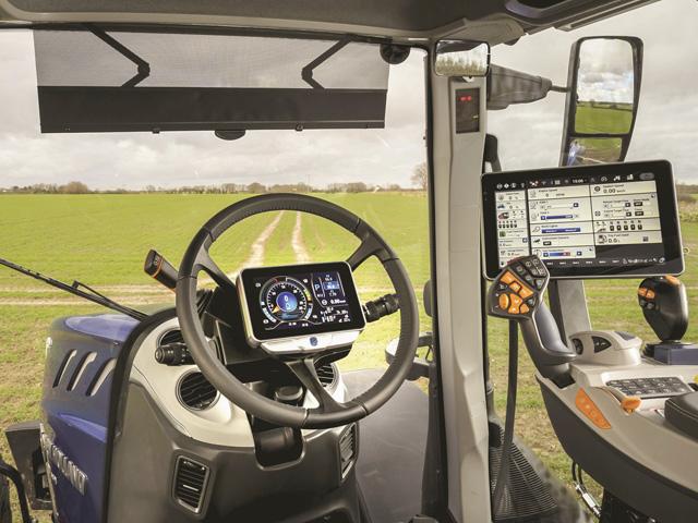 New Holland Agriculture was recognized with an AE50 award for its Horizon Ultra tractor cab for the T7 Heavy Duty tractor. (Photo courtesy of New Holland Ag)