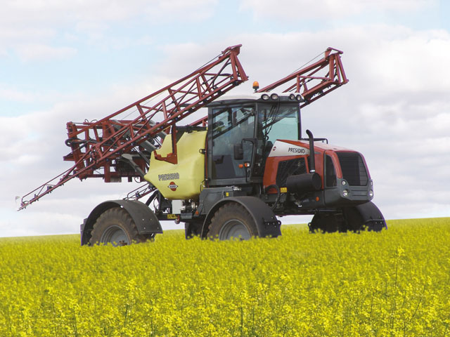 The PRESIDIO is a new sprayer from Hardi. Its market niche is small farmers. (Photo courtesy of Hardi)