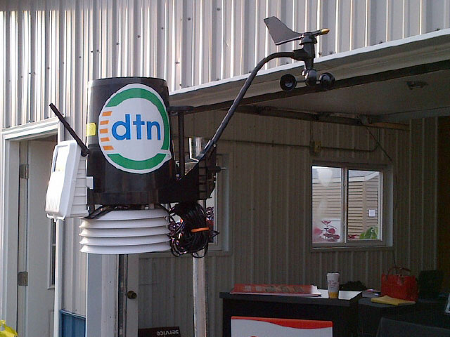 Precision farming information, analysis and forecasts are part of DTN's new weather station offering. (DTN photo by Bryce Anderson)