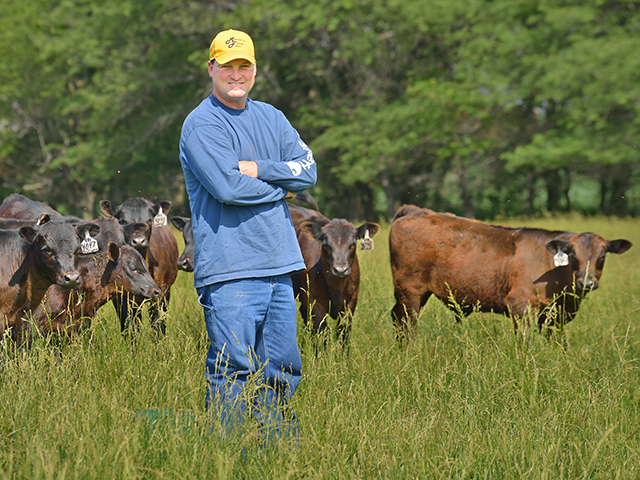 Brian Marshall says prevention is as easy as treating when it comes to newborn calf health. (DTN/Progressive Farmer photo by Jim Patrico)