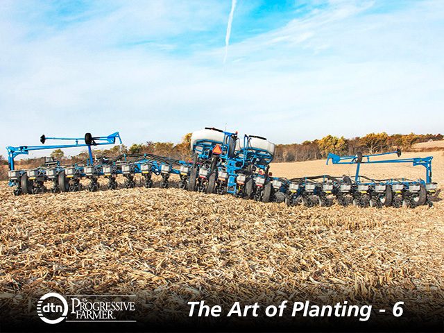 Automatic downpressure helps create consistent seeding depth across a field, which leads to even plant emergence. (Photo courtesy of manufacturer)