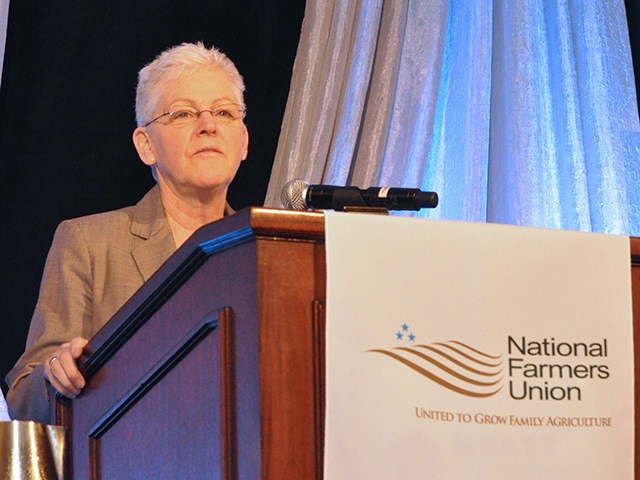 Gina McCarthy expressed frustration in a May 2016 email, when she learned about the inadvertent posting of a glyphosate cancer risk assessment to the U.S. Environmental Protection Agency&#039;s website. (DTN photo by Chris Clayton) 