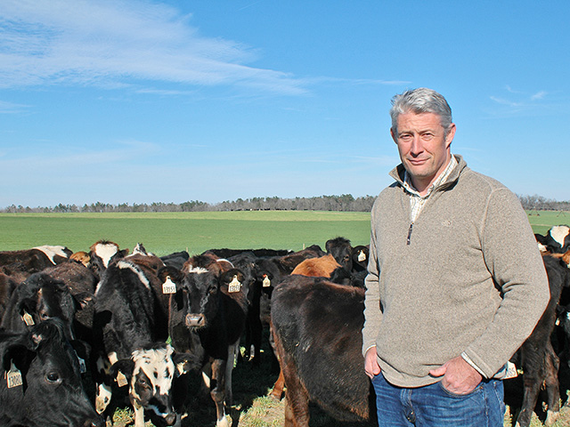 New Zealand native Richard Watson brought his knowledge of grass-based dairies to Georgia. (DTN/Progressive Farmer photo by Becky Mills)