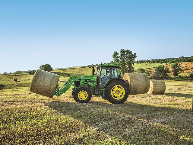 The new 6E Series of utility tractors has features to increase speed and ease of operation. (Progressive Farmer photo provided by the manufacturer)