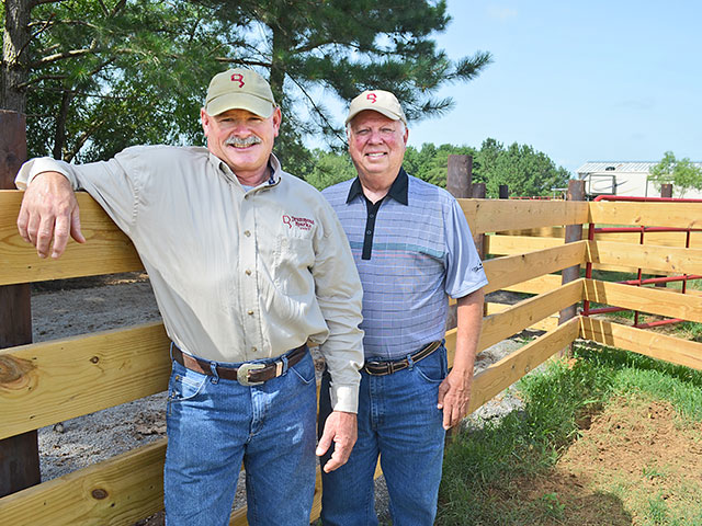 Long-time cattlemen, Grady Sparks (right) and Ron Dugger, tell bull buyers to think about these 8 points before they choose their next herd sire.