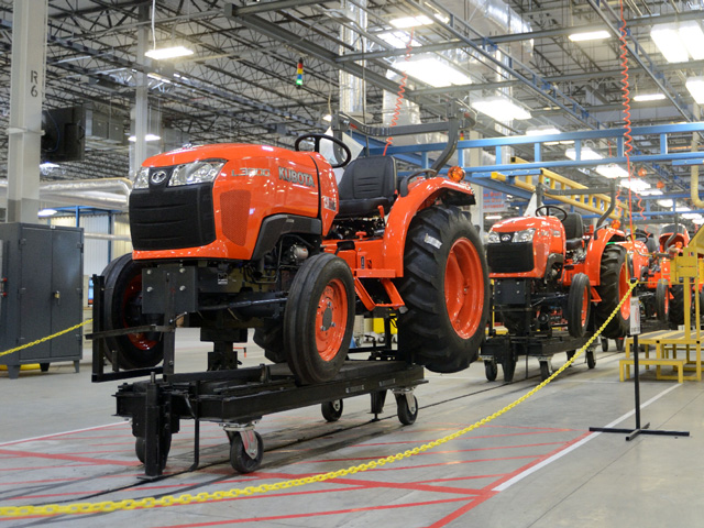 Sales of tractors under 40-hp were a bright spot in a November report. But larger tractors and other equipment categories continued to slump. (DTN/The Progressive Farmer photo by Jim Patrico)