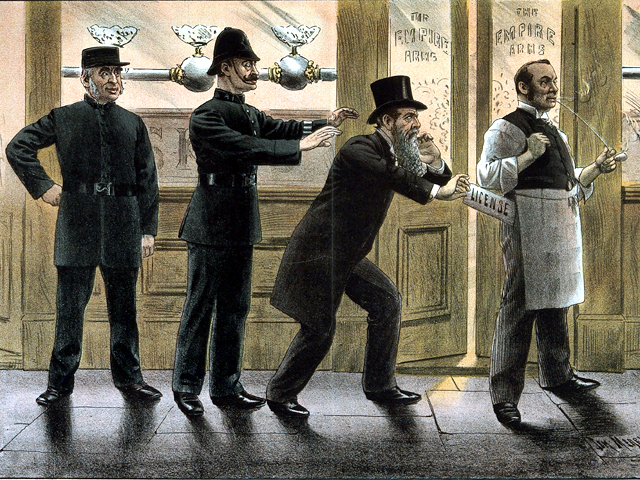 The only way the beef industry family holds together from cycle to cycle is taking turns picking each other&#039;s pockets, an old-timer once told DTN Livestock Analyst John Harrington. (Chromolithograph by T. Merry, 1890; courtesy of Wellcome Library, London)