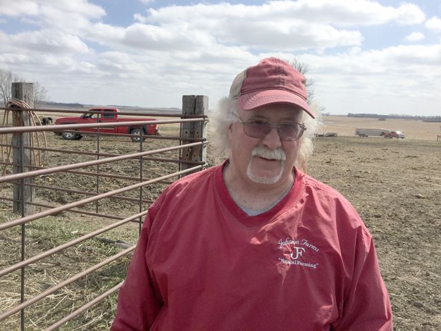 Charlie Johnson has been an organic farmer raising cattle and crops for four decades in South Dakota. (Photo courtesy of Charlie Johnson)
