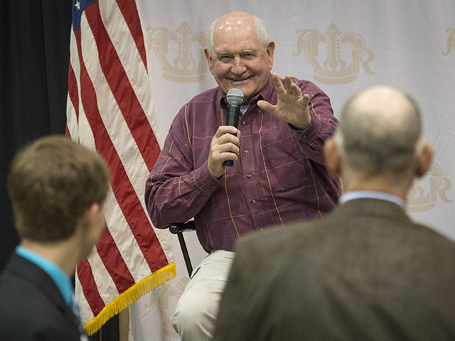 U.S. Ag Secretary Sonny Perdue announced on May 1 that USDA will provide greater flexibility in nutrition requirements for school meal programs. (USDA photo by Preston Keres)