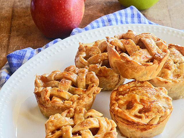 Celebrate cooler weather with Mini Caramel Apple Pies. (DTN/Progressive Farmer photo by Rachel Johnson)