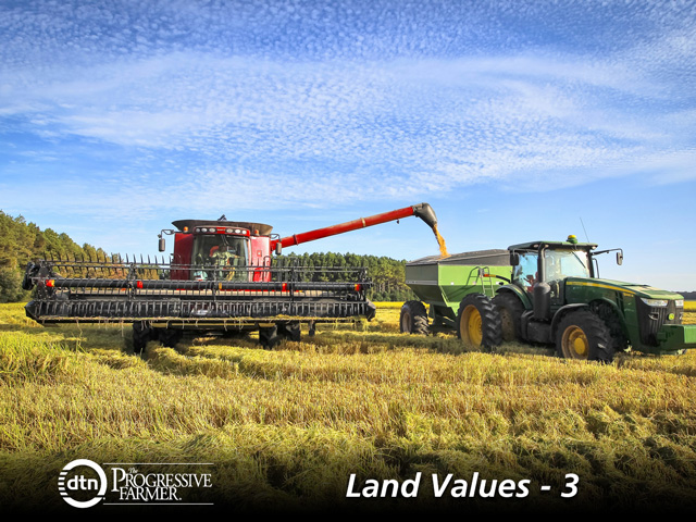 In some areas of the Midwest, there is a significant gap between what landowners want to sell for, and what buyers will pay. (DTN/The Progressive Farmer photo by Lance Murphey)
