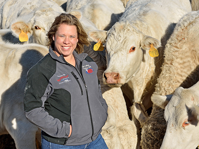 Sara Shepherd produces row crops and cattle in a business she never thought she wanted to be a part of. Today she can&#039;t imagine doing anything else. (DTN/Progressive Farmer photo by Jim Patrico)