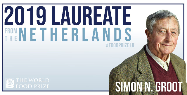 Simon Groot, a Dutch vegetable breeder who developed seeds that have benefited farmers and consumers in Southeast Asia, has been chosen as the 2019 World Food Prize laureate. (Photo courtesy World Food Prize organization)