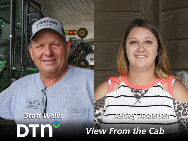 Each week Scott Wallis and Ashley Andersen reported on current field conditions and life on the farm. (DTN photos by Pamela Smith and Nick Scalise)