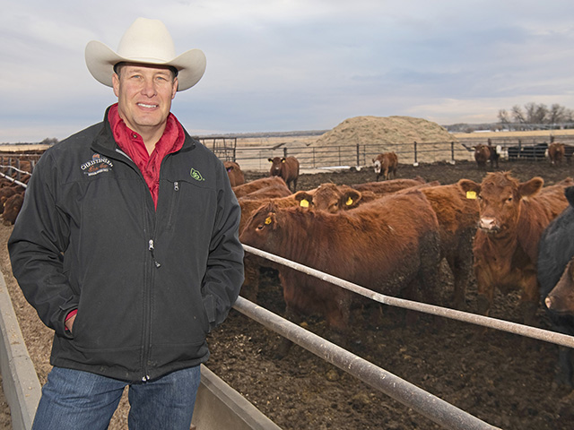 Eric Christensen says earlage has been part of the feeding program on their Colorado ranch since the 1940s. (Progressive Farmer photo by Joel Reichenberger)