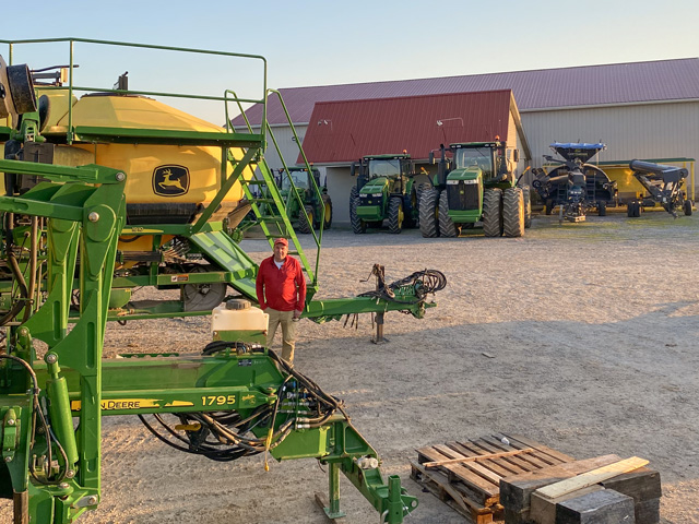 The auction will go on for Joe Nichols, of Seven Springs Farms in Cadiz, Kentucky. He&#039;s cutting back on machinery inventory to streamline operations. (Photo by Ashley Nichols)