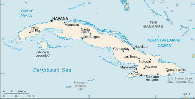 Trade experts wonder how the relationship between the U.S. and Cuba may change under the incoming Trump administration. The Obama administration has sought to normalize relations with the island. (Courtesy map)
