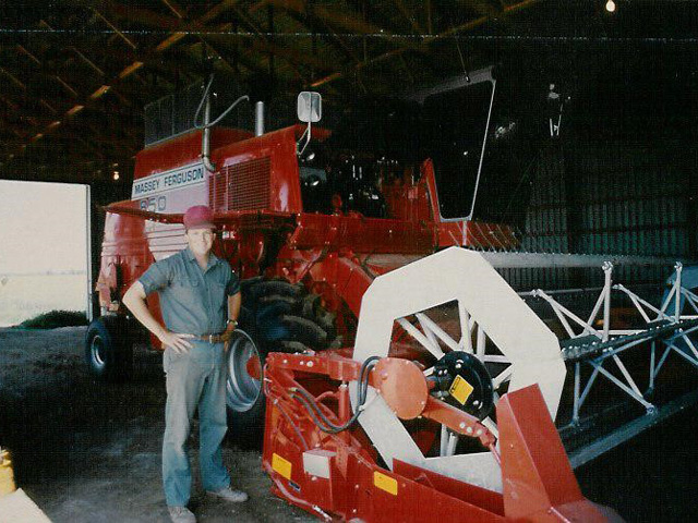 A young Philip Shaw in 1986. (DTN photo courtesy of Philip Shaw)