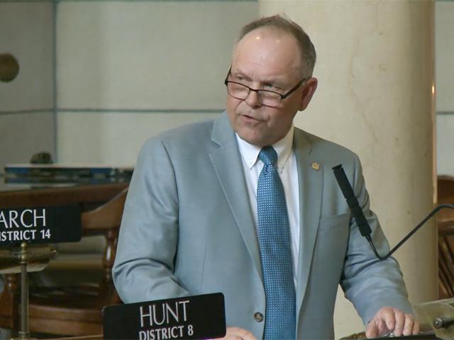Nebraska state Senator Tom Brandt offered for consideration a right-to-repair bill in the Nebraska Legislature on Thursday. (DTN screen capture)
