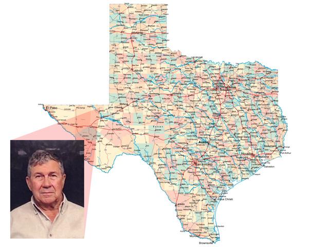 Loving County, Texas, judge and rancher Skeet Lee Jones was arrested along with three other men in May 2022, on suspicion of cattle theft. (DTN graphic by Nick Scalise, mugshot courtesy Texas and Southwestern Cattle Raisers Association)